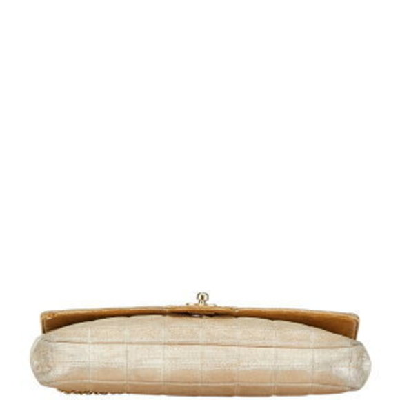 CHANEL Travel Line Chain Shoulder Bag Nylon Lambskin - Picture 4 of 9